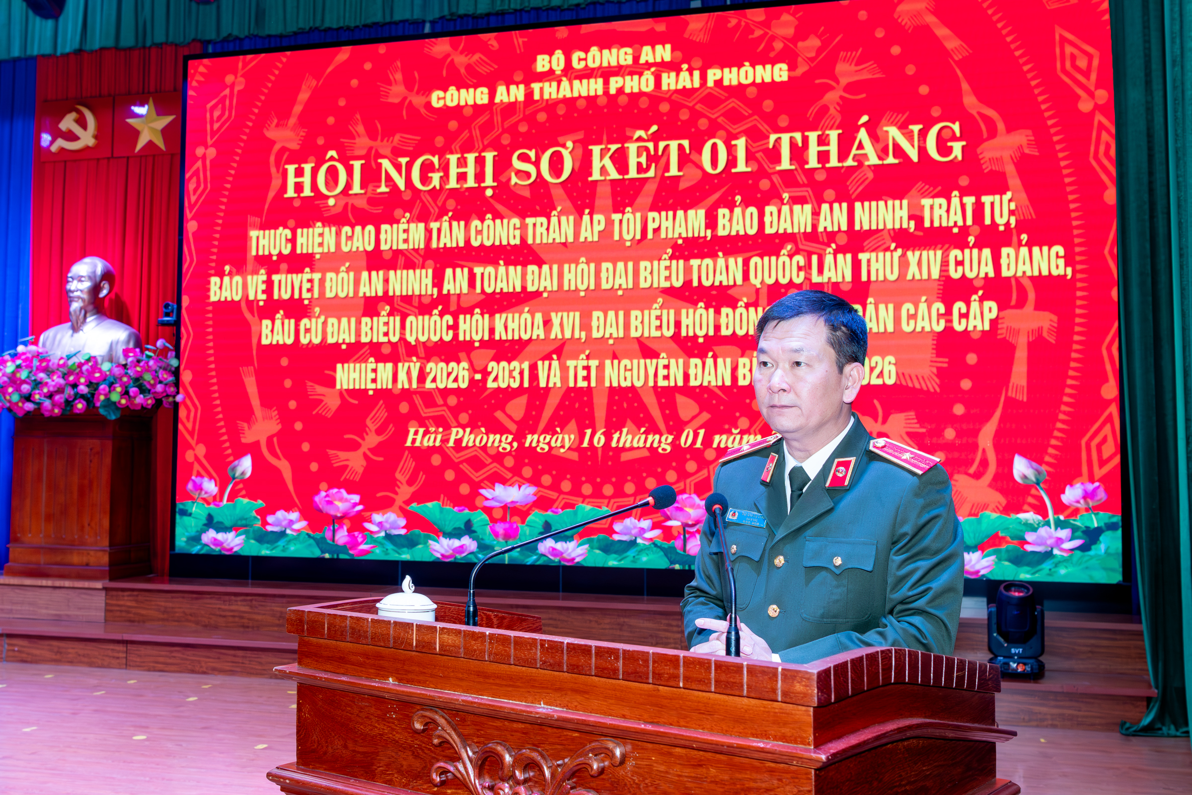 Công an thành phố sơ kết 01 tháng cao điểm tấn công, trấn áp tội phạm